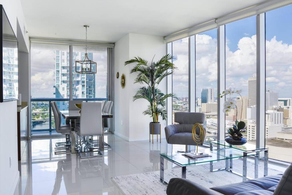 Wonderful 2 Bedroom Apt With Ocean Views At Icon Brickell Miami Kültér fotó