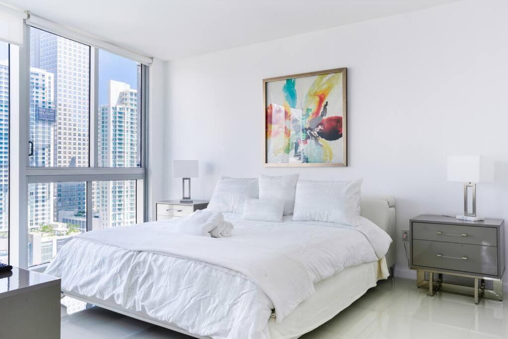 Wonderful 2 Bedroom Apt With Ocean Views At Icon Brickell Miami Kültér fotó