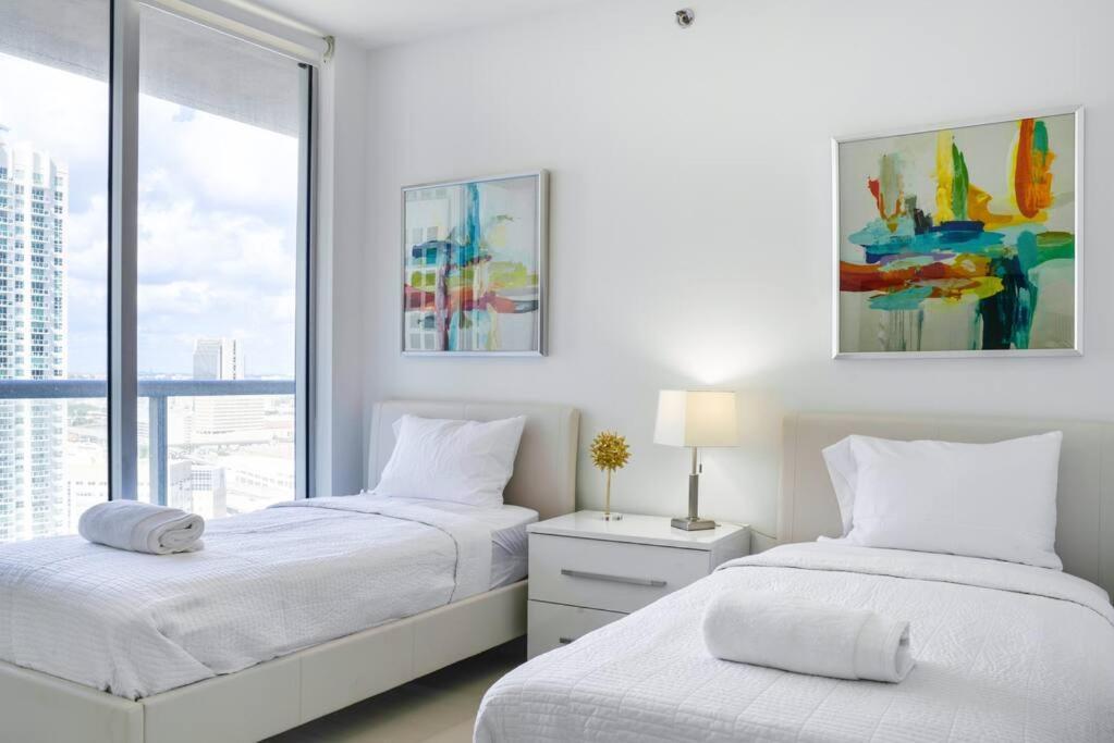 Wonderful 2 Bedroom Apt With Ocean Views At Icon Brickell Miami Kültér fotó