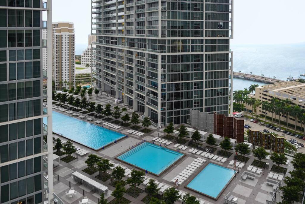 Wonderful 2 Bedroom Apt With Ocean Views At Icon Brickell Miami Kültér fotó