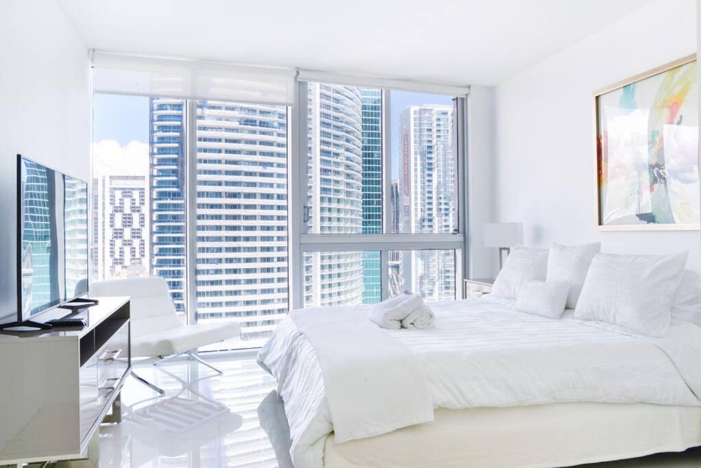 Wonderful 2 Bedroom Apt With Ocean Views At Icon Brickell Miami Kültér fotó